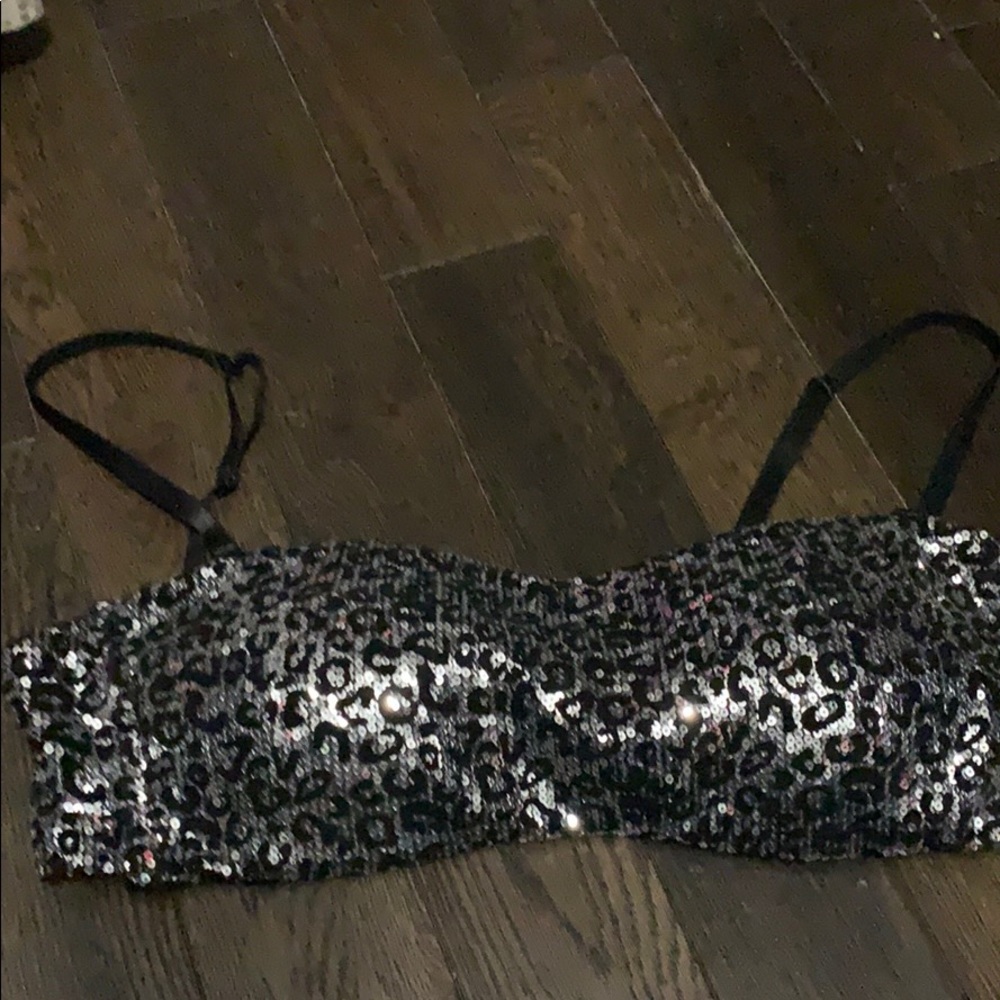 Sparkling bra top